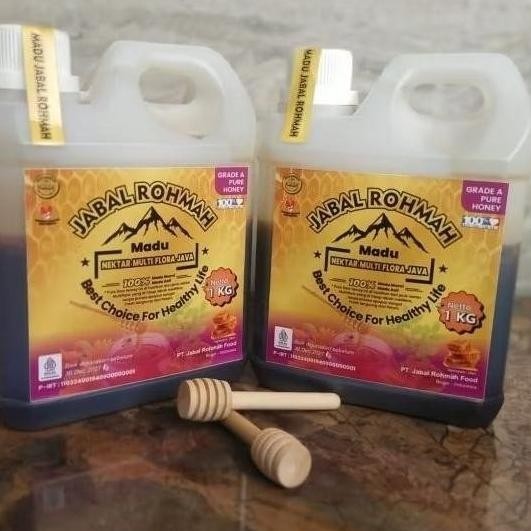 

Madu Asli Murni 1Kg Multiflora Java Grade A 100% Jabal Rohmah Alami Pure Natural Raw Honey
