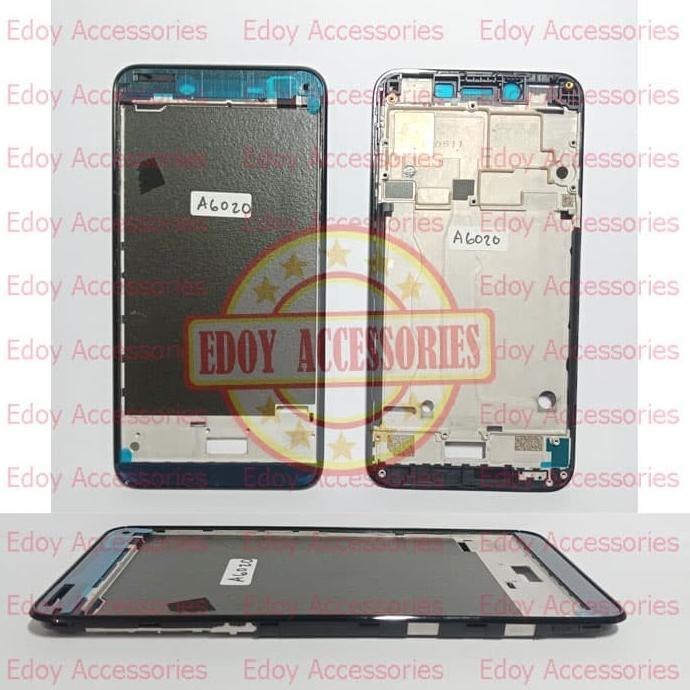 TATAKAN LCD LENOVO K 5 K5 PLUS A6020 HITAM TULANG FRAME DUDUKAN MESIN