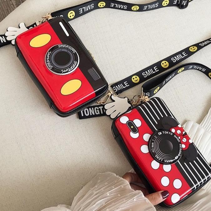 Tas Selempang Mickey Mouse / Tas Slempang Minnie Mouse / Tas Mickey