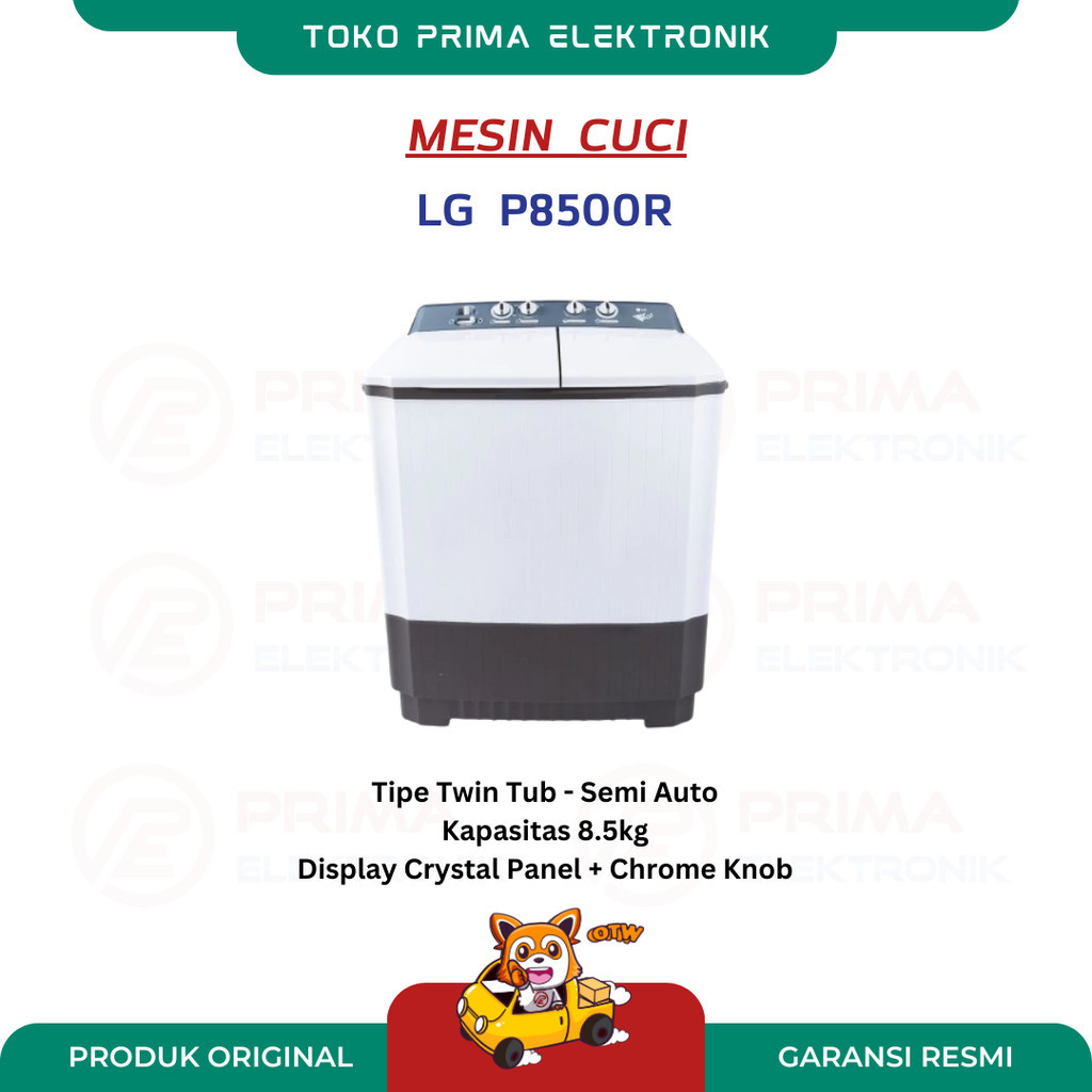 LG MESIN CUCI P8500R TWIN TUB