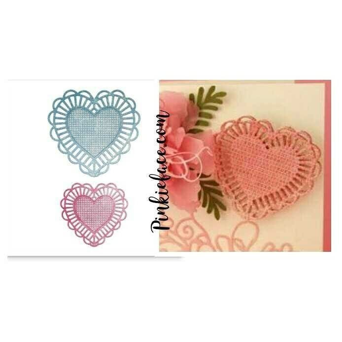 

Ready * Dies Scrapbook Two Of Hearts / Cetakan Piasu Pon Hati