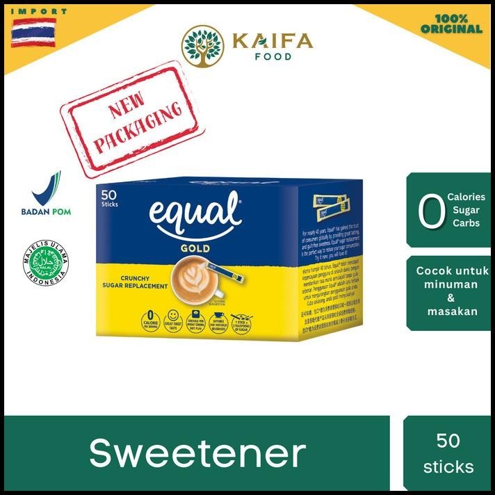 

Equal Gold Pemanis Nol Kalori / Sweetener