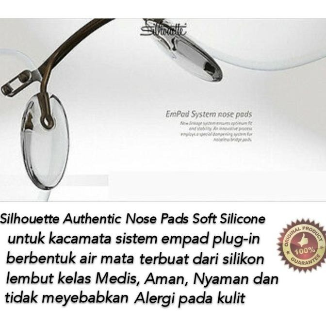 Sale Now Nosepad Kacamata Adidas Silhouette Bantalan Nose Pad Soft Silicone Terbaik