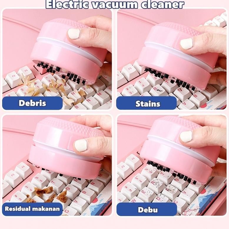 

dgf-4 Electric Stationery Set / Set Alat Tulis Elektrik Rautan Penghapus Vacuum Pensil 12 In 1 Premium