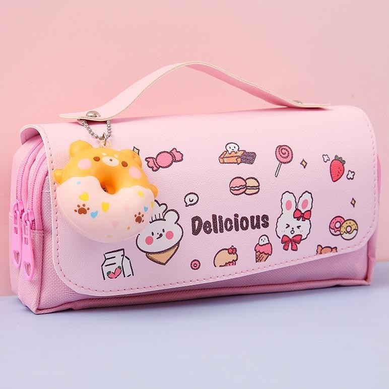 

iQ45 tas pensil kapasitas besar dengan aksesori Stress Relief bahan tahan air,Berbagai pilihan Viral