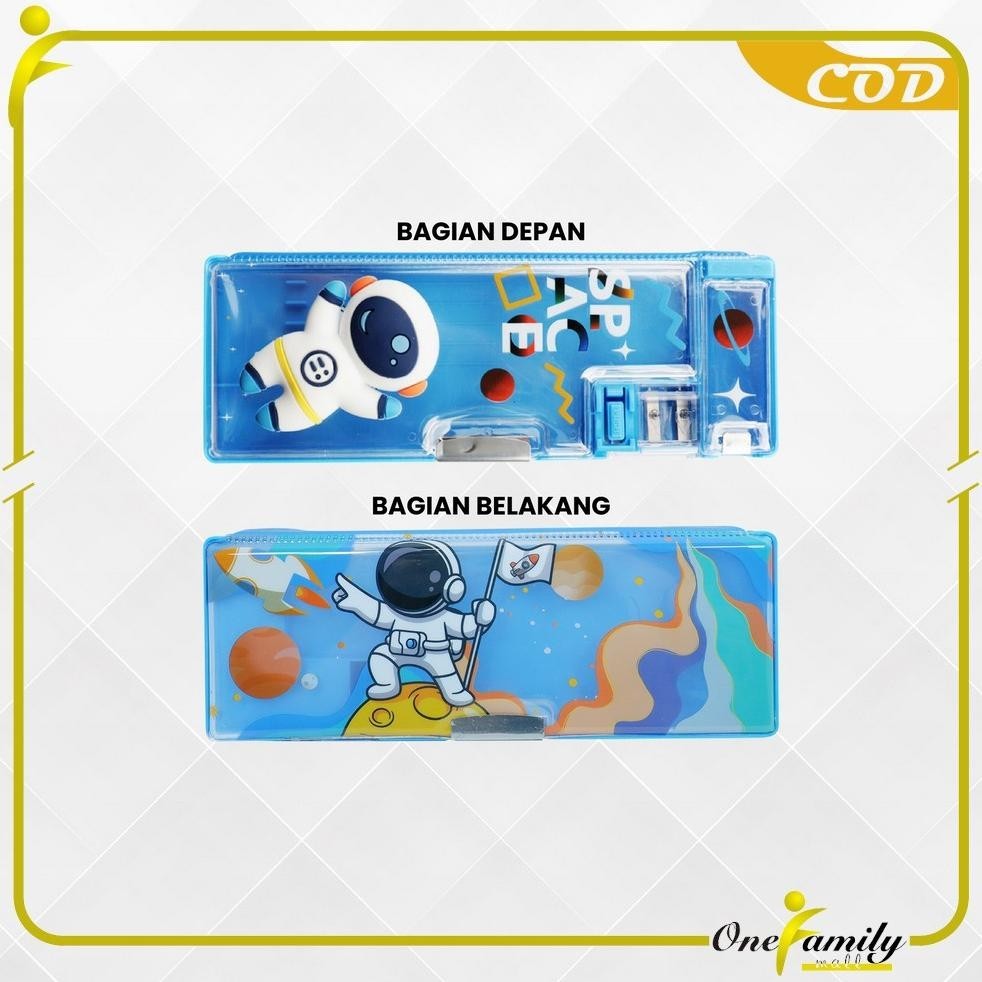 

ZX41 ONE-A59 Tempat Pensil Anak 3D Timbul Magnetic Multifungsi Alat Tulis Sekolah / Kotak Pensil Pencil Case Magnet Untuk Anak Tk Viral