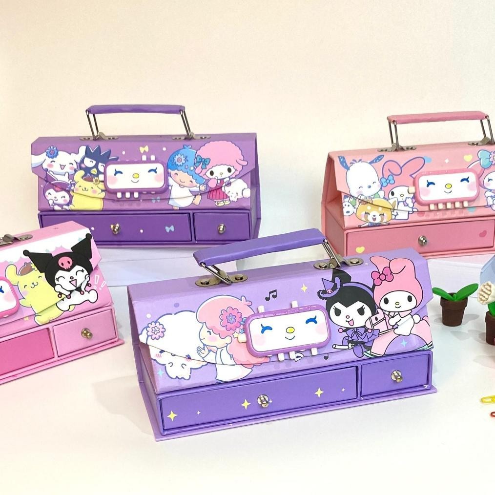 

we-12 BOS Kotak Pensil Karton+Kode Kunci/Tempat Pensil/Pencil Case Code/Pin Premium