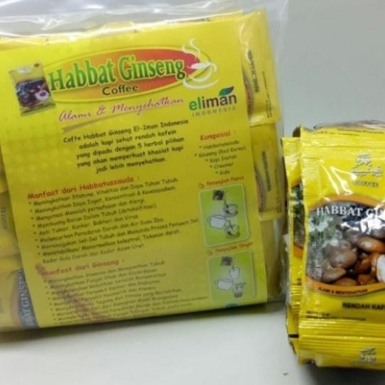 

Kopi Habbats Ginseng 5In1 | Coffee Habbats Ginseng El Iman 30 Sachet