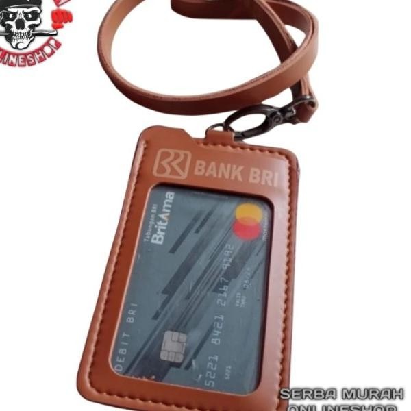 

Holder Id Card - Tali Lanyard Nametag El Logo Bank Bri