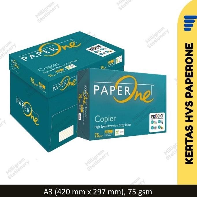 

Terlaris Kertas Hvs A3 75 Gr Paper One/ Fotocopy Paper/ Dus Ready Stok