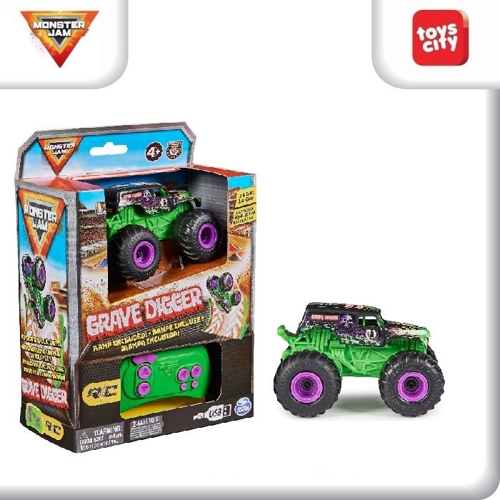 Monster Jam Grave Digger RC - Mainan RC Anak