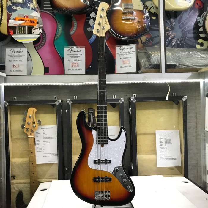 Ready Stok - Bacchus Wjb 360R 3Ts - Gitar Bass 4 Senar Include Softcase