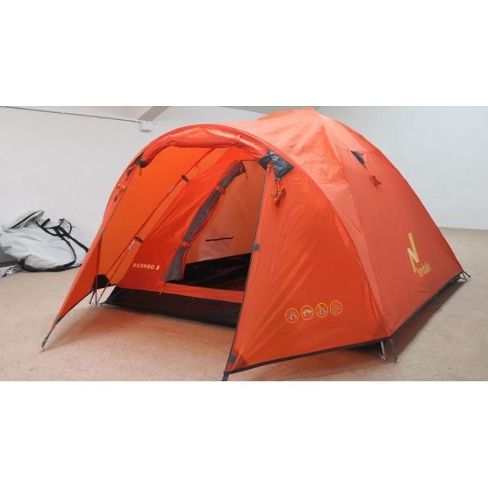{DianShop} Tenda Tendaki BORNEO 3 tenda untuk 3-4 orang MIS GO ganti nama TENDAKI - BORNEO 3 Berkual