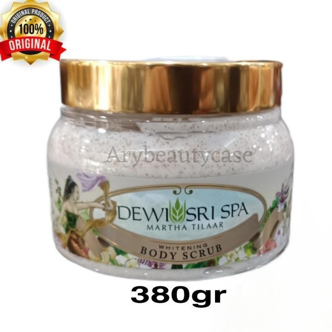 Dewi sri spa Martha Tilaar Whitening Body Scrub 380gr lulur Badan