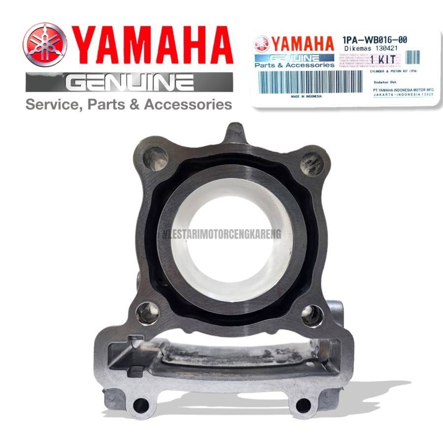 Blok Sher + Ring Piston (1PA-WB016-00) Original Yamaha | Untuk Motor Vixion Lama & Vixion New NVL