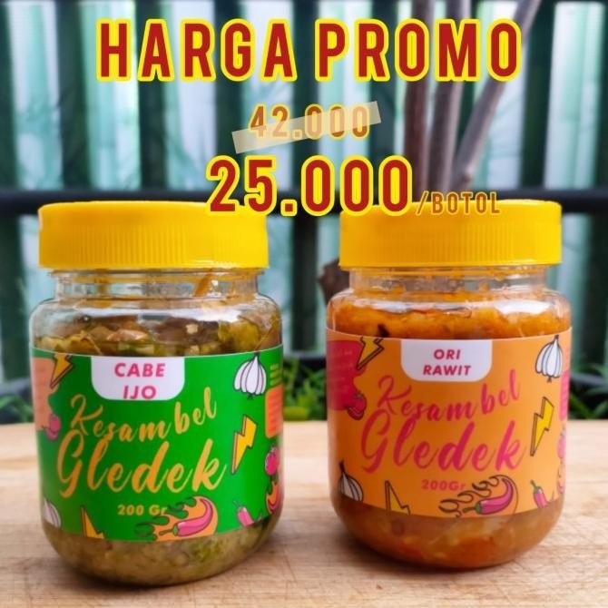 

Sambal Kesambel Gledek Ori Pedas 200gr Evvarisk Garskin