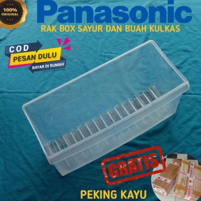RAK BOX SAYUR DAN BUAH KULKAS PANASONIC ORIGINAL
