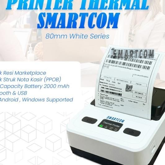 Printer Thermal Bluetooth 80Mm Bt80 Printer Stru 80Mm