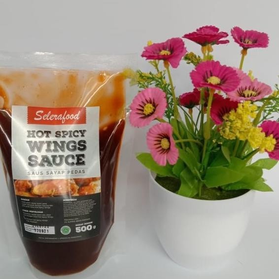 

#Paket 3 Saus Hot Spicy Wings Selerafood Isi 4 Pa Berat 500 Gr/Pa
