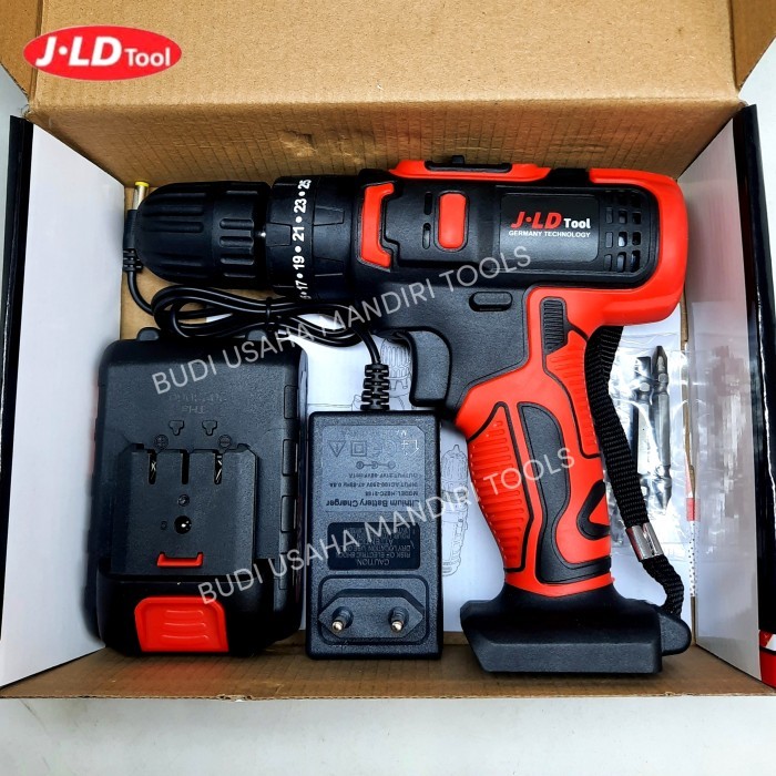 Bor Baterai 36V 1 Baterai - Bor Cordless 36V - Cordless Drill 36V -Jld