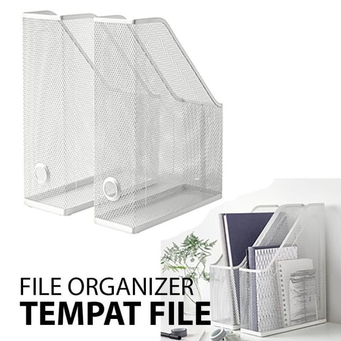 

Box File Tempat Majalah Organizer Baja set isi 2 Dokument HID