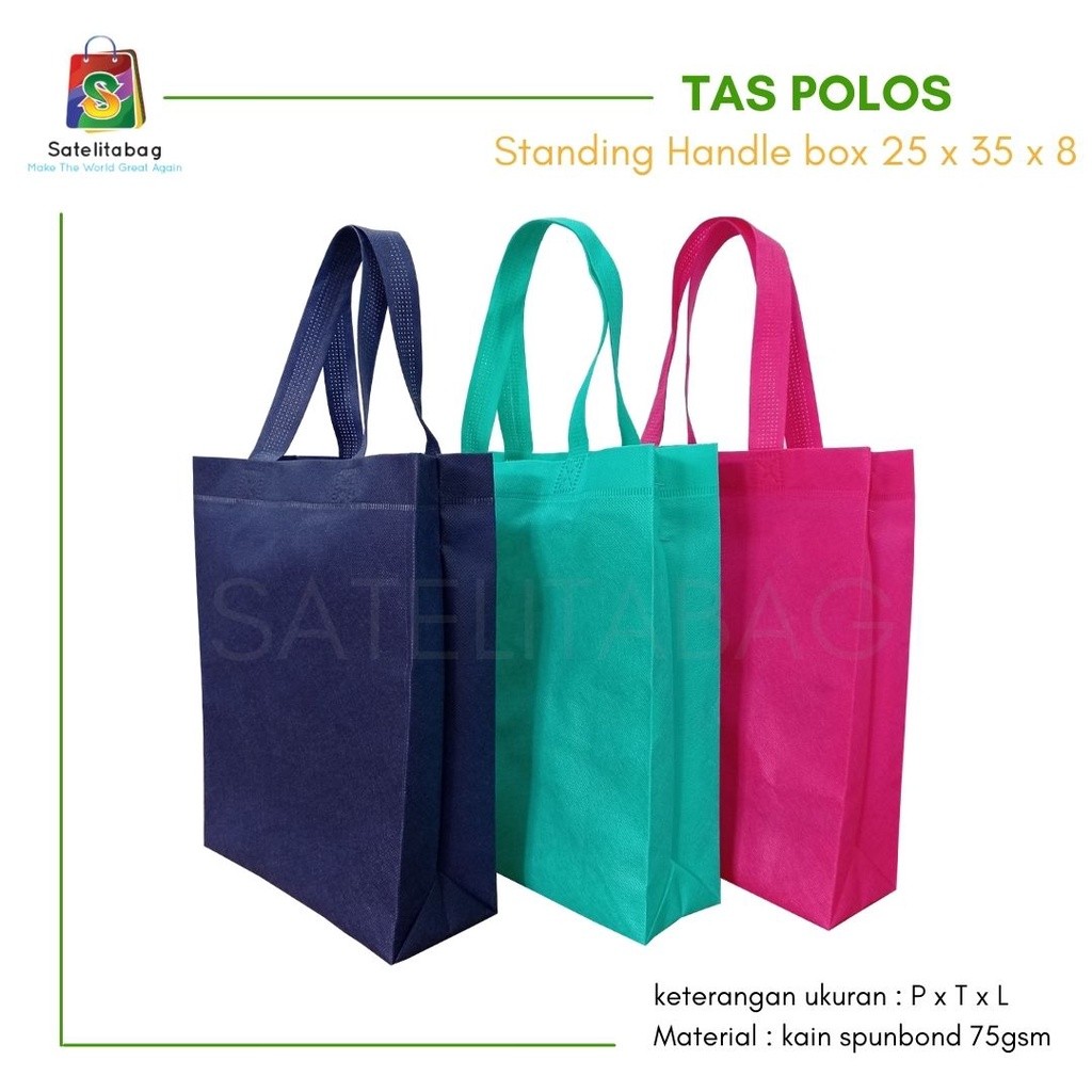 

Tas Bahu Premium // TAS SOUVENIR SPUNBOND STANDING HANDLE 25 x 35 x 8