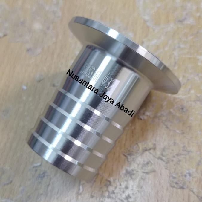 Hose Ferrule Sanitary SS 316L 1 1/4 " - Ferrule Hose - Nepel Selang