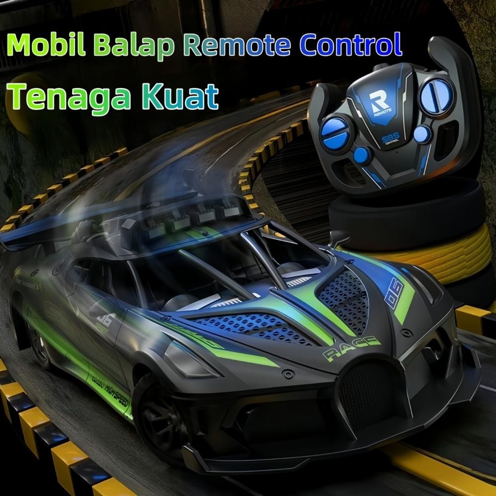 fsd-34 F Mobil Remote Control RC Drift Kerendengan Lampu dan Musik Dapat Diisi Ulang/Mobil Remote Co