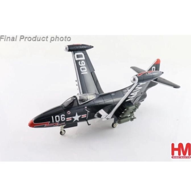 Diecast Pesawat Tempur Grumman F9F-5 "Mig-15S Killer" 1/48 By Hm