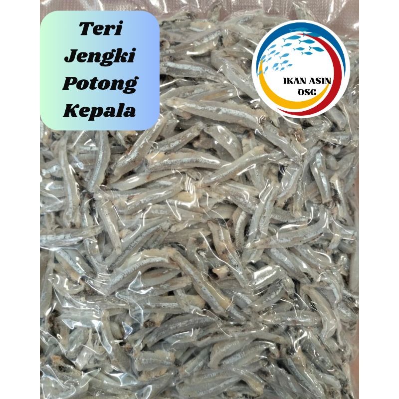 

ikan asin teri jengki bulat vip buang kepala