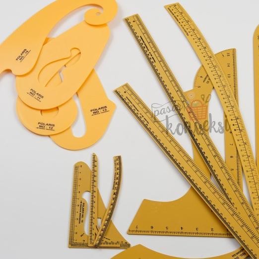

12 Pcs Ggaris Pola Jahit 1 Set