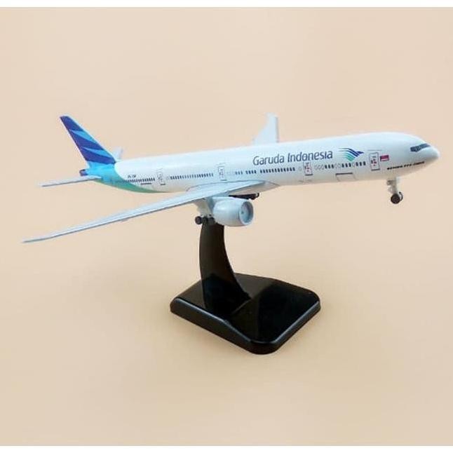 Sh7 Miniatur Diecast Pesawat Garuda Indonesia Size Besar Ada Roda Garuda
