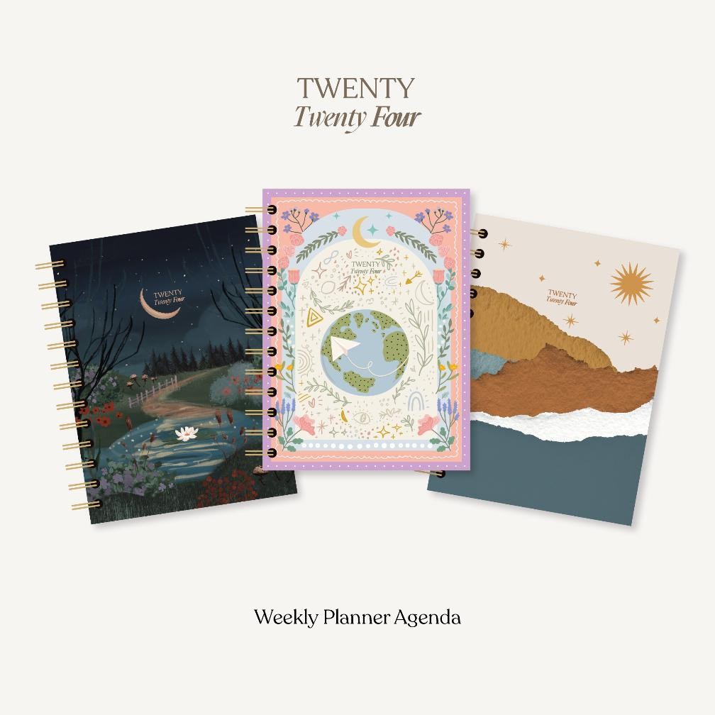 

gd-12 Paperie Lab - 2024 Weekly Planner Agenda Termurah