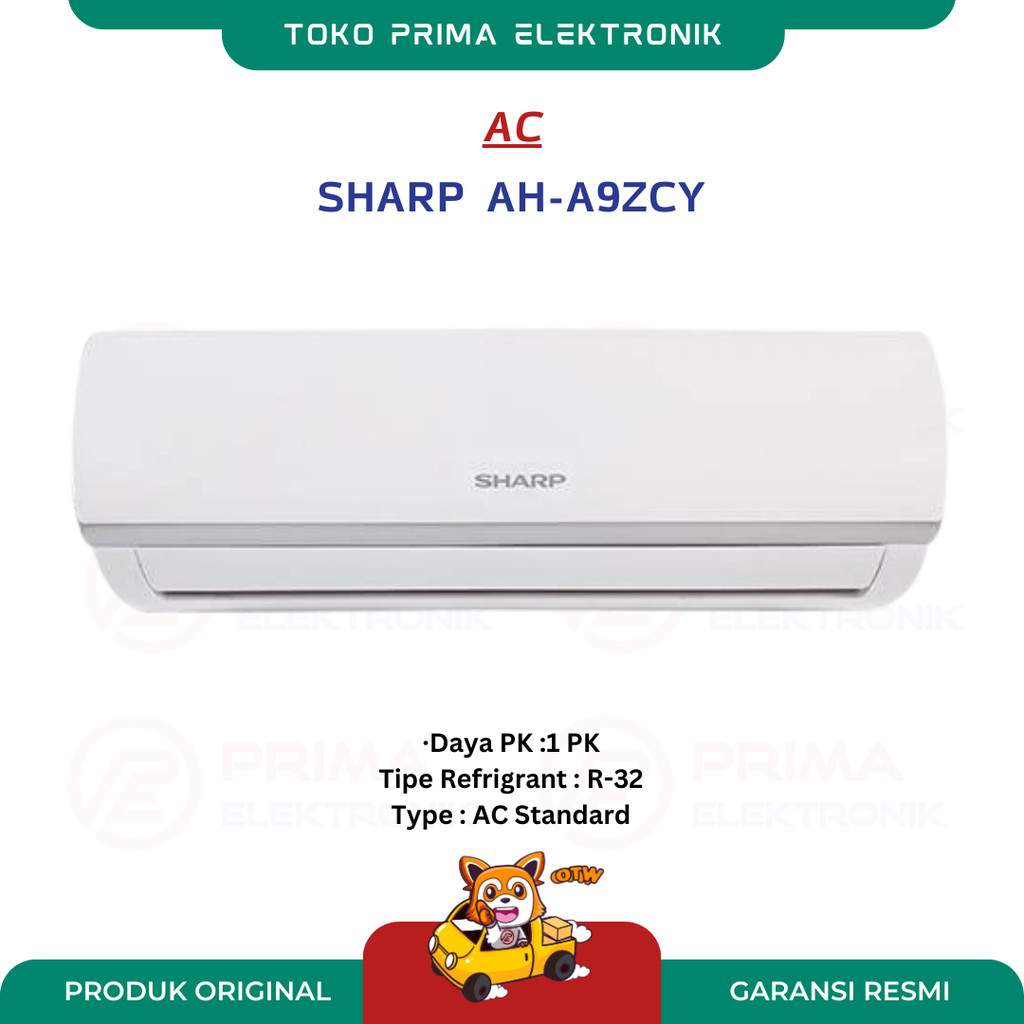 SHARP AC AH-A9ZCY 1 PK 9000 BTU/h