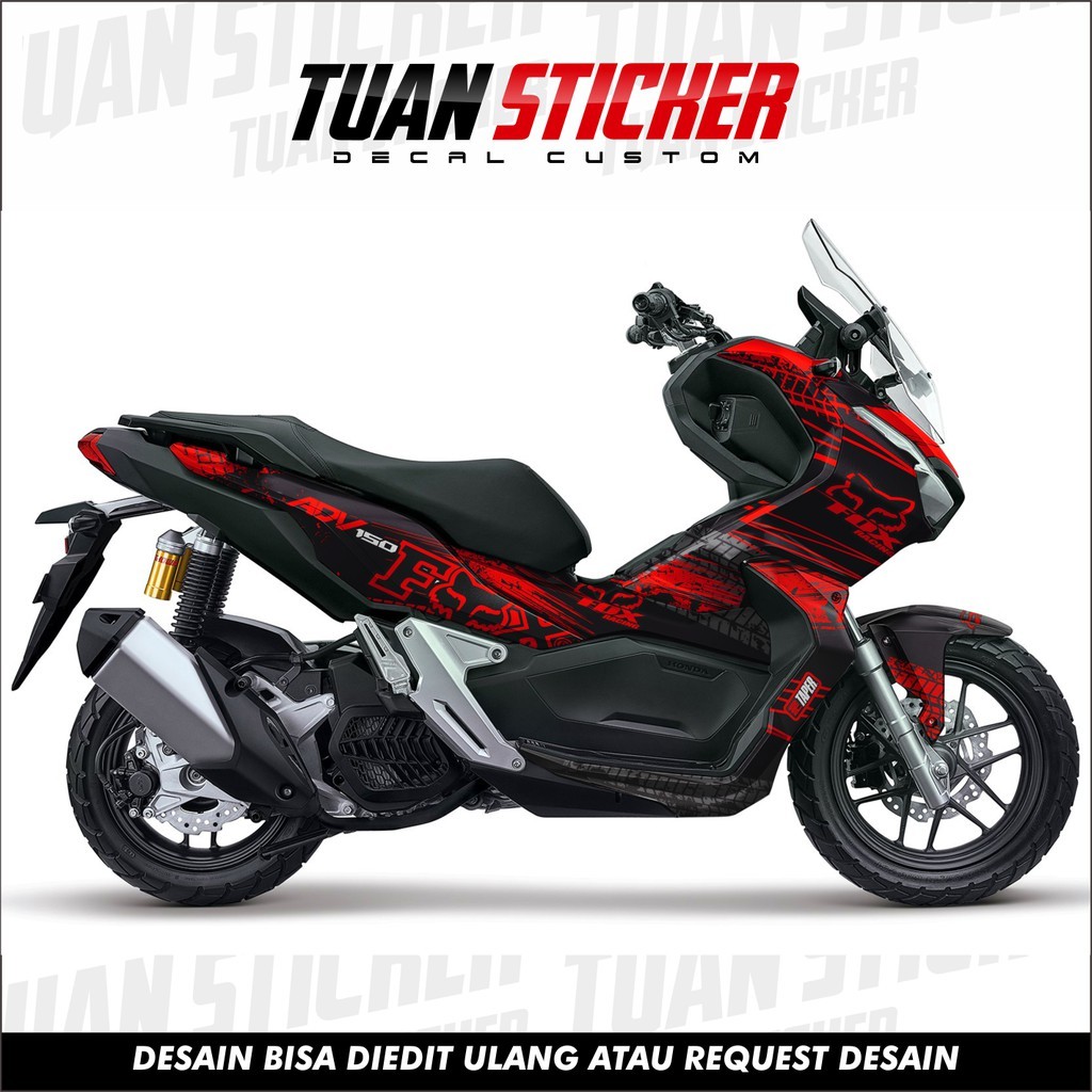 Sticker Striping DECAL Honda ADV 150, Sticker Decal ADV, Sticker ADV 150 ,striping ADV Dirtfox