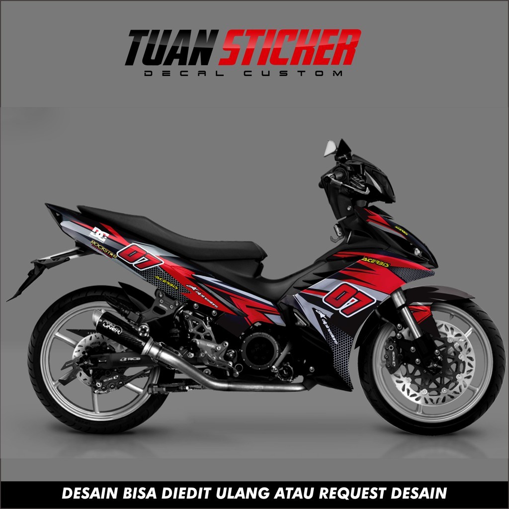 Sticker decal  jupiter mx 135, Striping jupiter mx 135 , Sticker jupiter mx 135 racing
