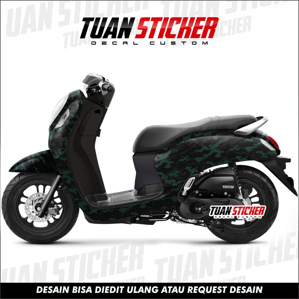 Sticker Striping Decal Scoopy 2021, sticker scoopy 2021, striping scoopy 2021 stiker scoopy 2021 cam
