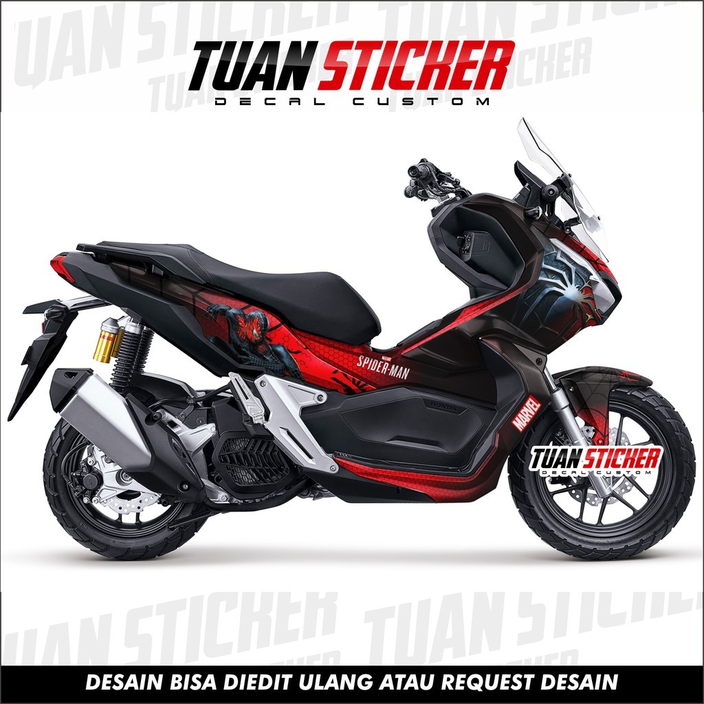 Sticker Striping DECAL Honda ADV 150, Sticker Decal ADV, Sticker ADV 150 ,striping ADV Spiderman