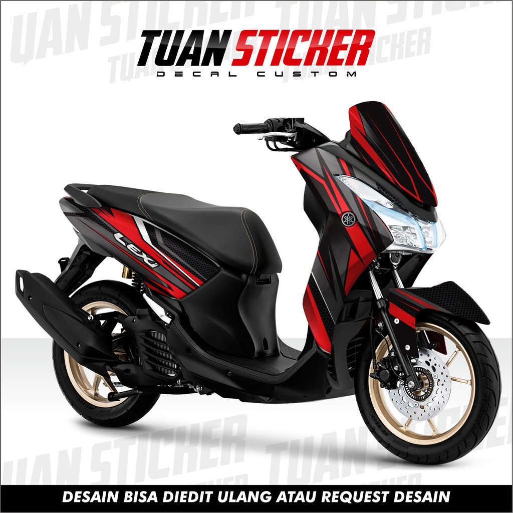 Sticker Striping Decal Yamaha Lexi, Sticker Decal Lexi, cetak sticker lexi, striping lexi GTX