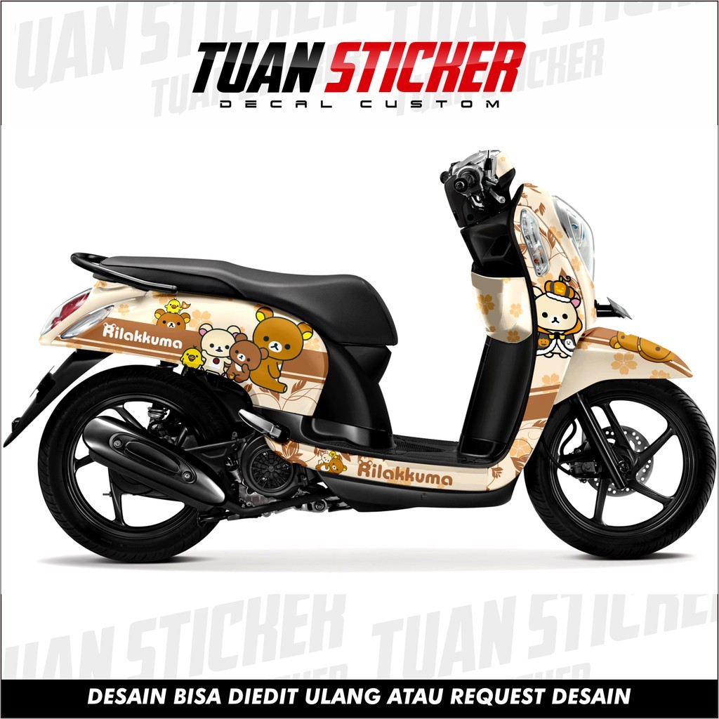 Sticker Striping Decal Scoopy FI, decal scoopy FI , cetak striping decal scoopy FI Stiker Scoopy 12