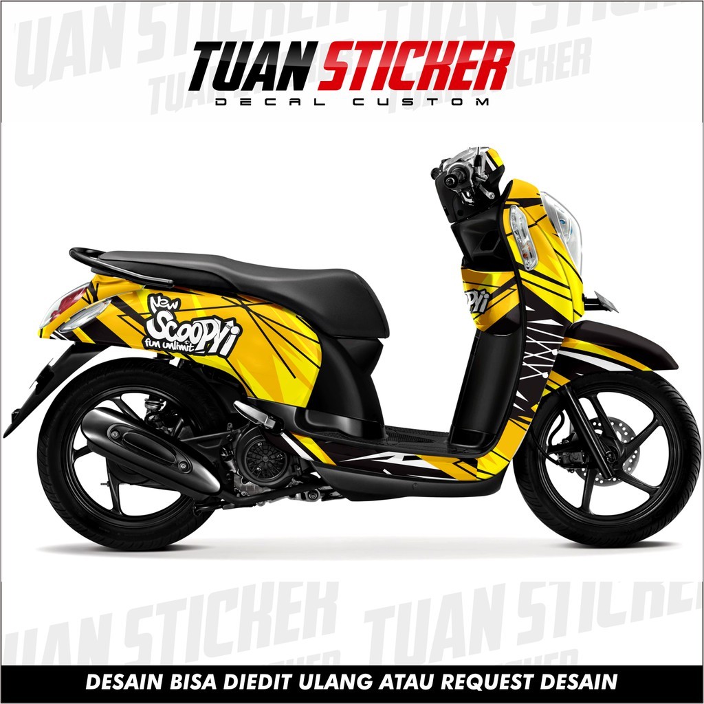 Sticker Striping Decal Scoopy FI, decal scoopy FI , cetak striping decal scoopy FI  Stiker Scoopy 10