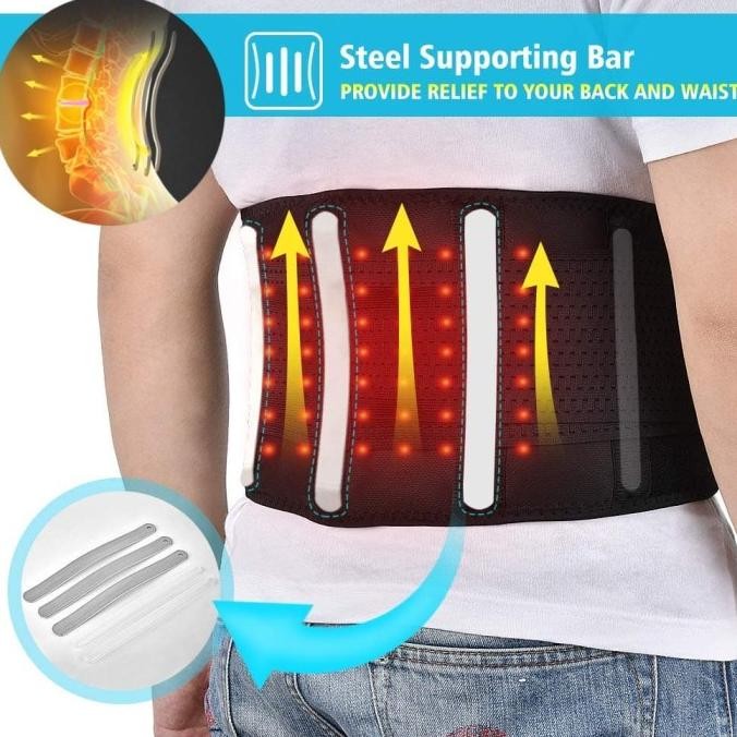 

Hailicare Inframerah Pemanas Alat Pijat Pinggang Sabuk Terapi