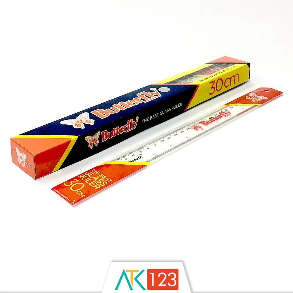 

Rg-4 Penggaris Plastik 30 Cm Butterfly Original