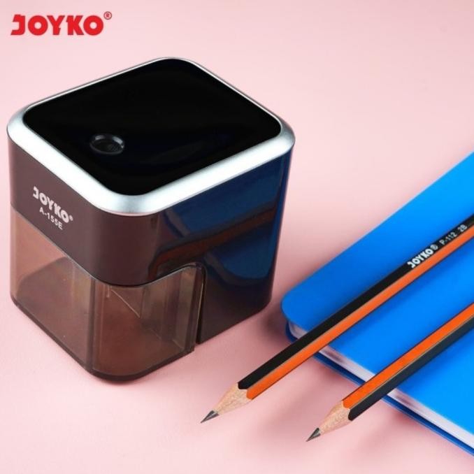 

Joyko ELECTRIC Sharpener / Serutan Elektrik Rautan Elektrik Serutan Pensil Kayu Joyko Meja Kantor Anak Batre Baterai A-155E BS76