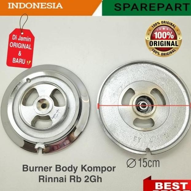 GROSIR BURNER BODY RINNAI RB 2GH KOMPOR TANAM RINNAI ORIGINAL