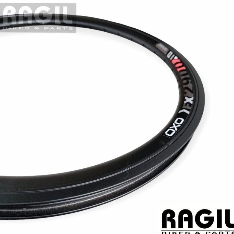 ORIGINAL VELG SEPEDA 20 INCH OXO FX2900 BY STRUMMER LUBANG 36 HOLE 36H DOUBLE WALL HITAM 3CM 3 CM RI