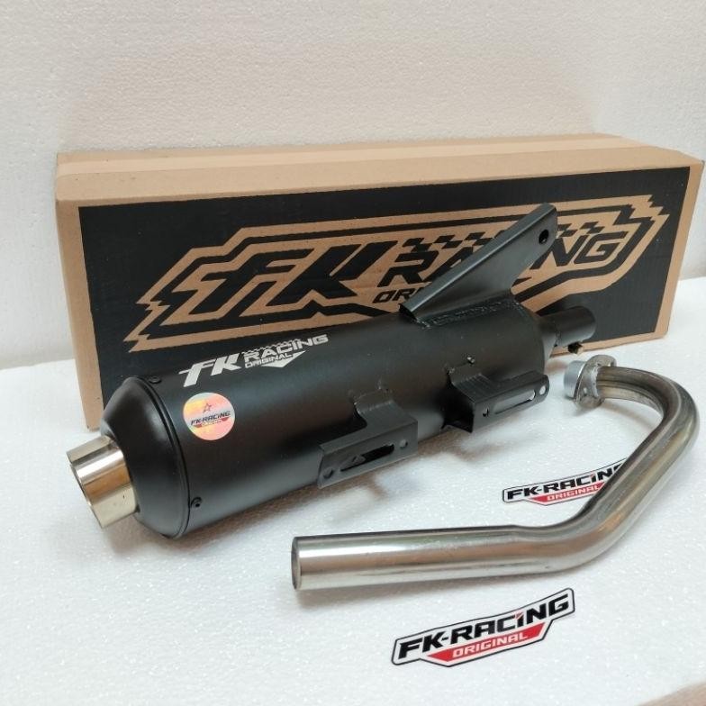fsd-34 Knalpot Standar Racing Copy CMS Vario 150 LED Vario 125 LED - FK Racing Suara Bass Adem Terla