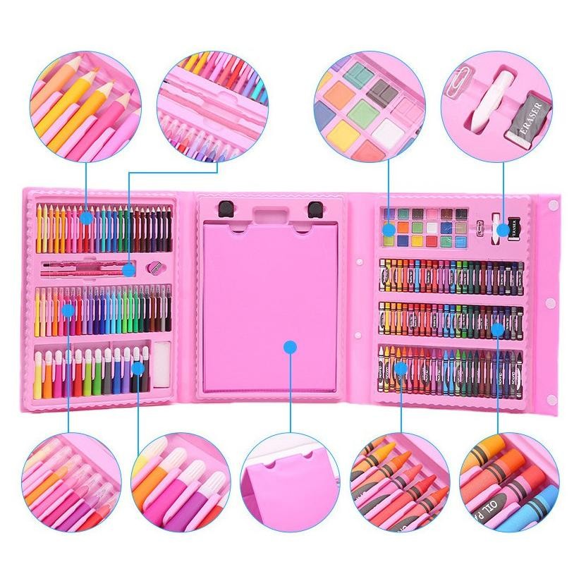 

NLD-1419 SHENAR Pensil Warna Crayon Set Isi 208pcs/ Crayon set Macam Warna Cocok Menggambar Mewarnai Alat Menggambar Melukis Anak-anak Crayon Cat Air Pensil Premium
