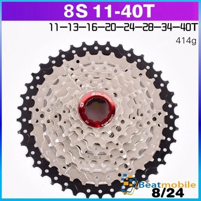 Bolany Sprocket Cassete 8 Speed 11-36T untuk MTB/Road Shimano Groupset