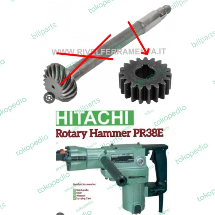 *#*#*#] Gear PR 38 E Hitachi gir PR38E bor bobok beton